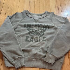 American Eagle Outfitters Men’s Crewneck Sweatshirt - Sage Green